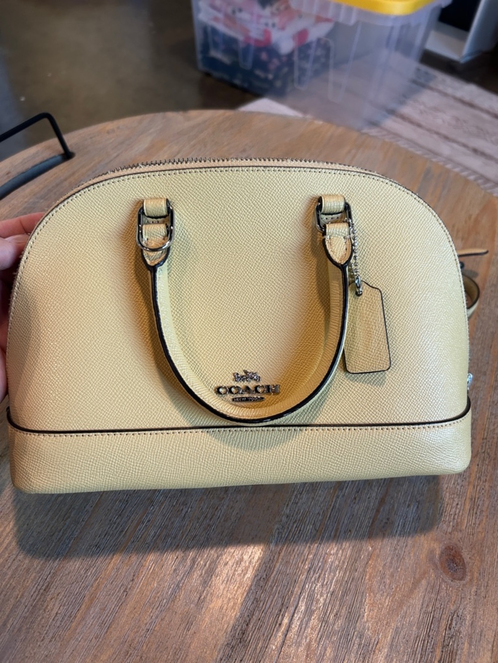 Coach Yellow crossbody